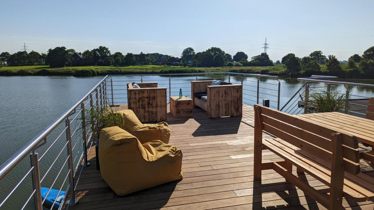 Hausboot Wangermeerblick Schillig Eksteriør bilde
