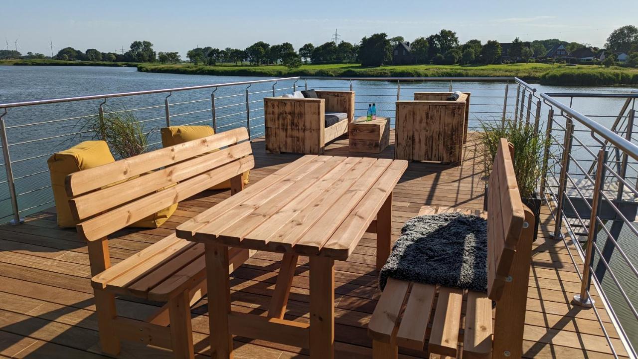 Hausboot Wangermeerblick Schillig Eksteriør bilde