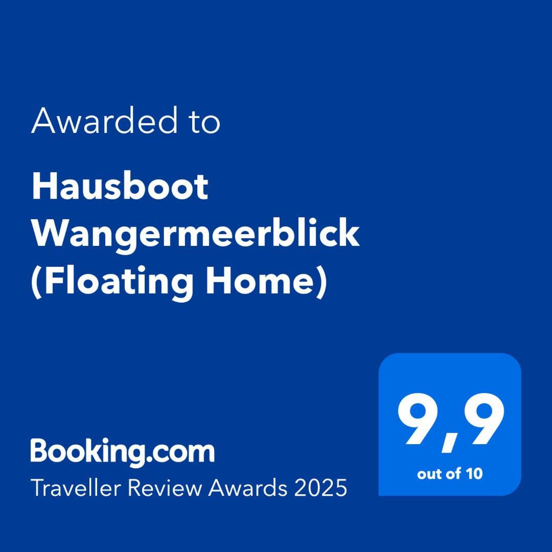 Hausboot Wangermeerblick Schillig Eksteriør bilde